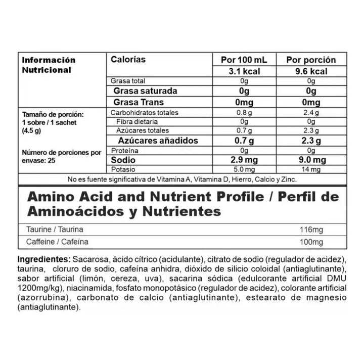 Energizante Energy X 30 Sobres - Imagen 3