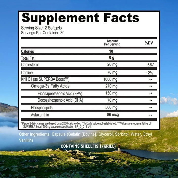 Aceite De Krill Antártico Omega 3 Dha Epa Con Astaxantina 60 - Imagen 2