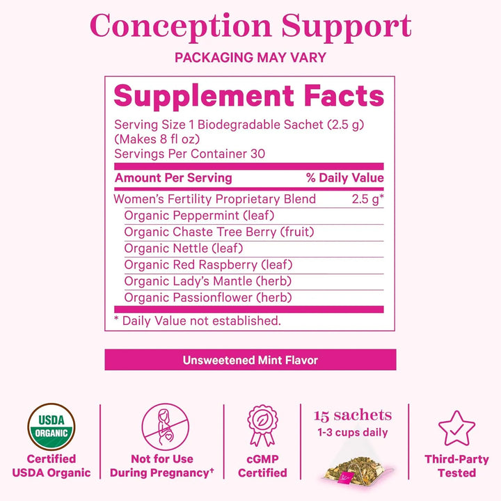 Té Y Vitaminas Para Fertilidad Femenina Equilibrio Hormonal - Imagen 6