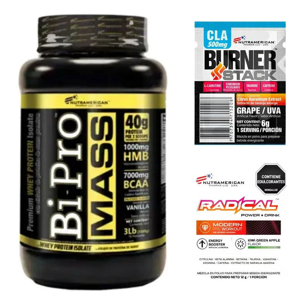 Proteina Bipro Mass 3 Libras - Imagen 1