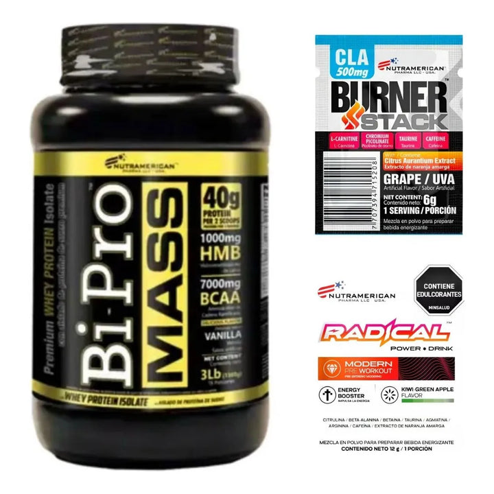 Proteina Bipro Mass 3 Libras - Imagen 1