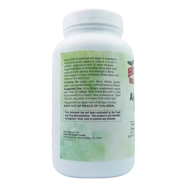 Calcio Natural A Base De Algas 1000 Mg 180 Tabletas Saludabl - Imagen 4