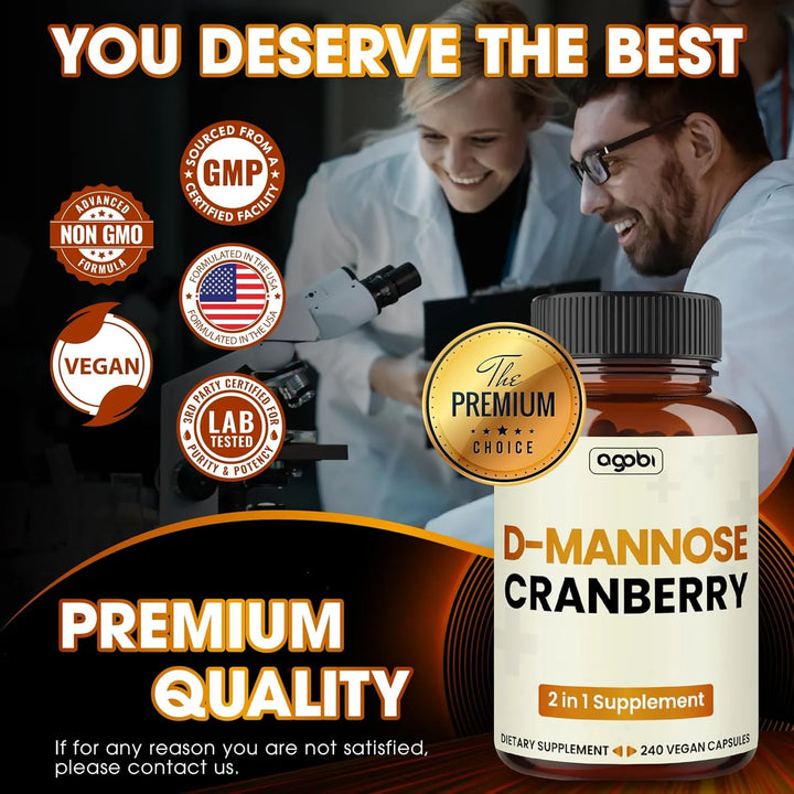 Cápsulas De D-manosa De 1300 Mg Y Arándano De 200 Mg Para Sa - Imagen 9