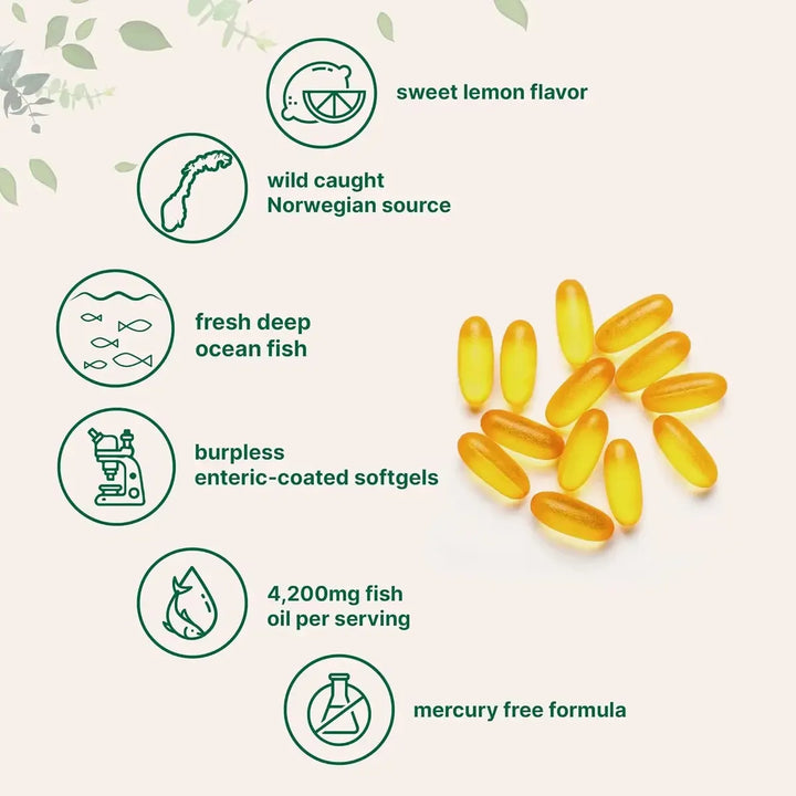 Omega 3 Triple Fuerza 4200 Mg Micro Ingredients 240 Cápsulas Sabor Lim ...