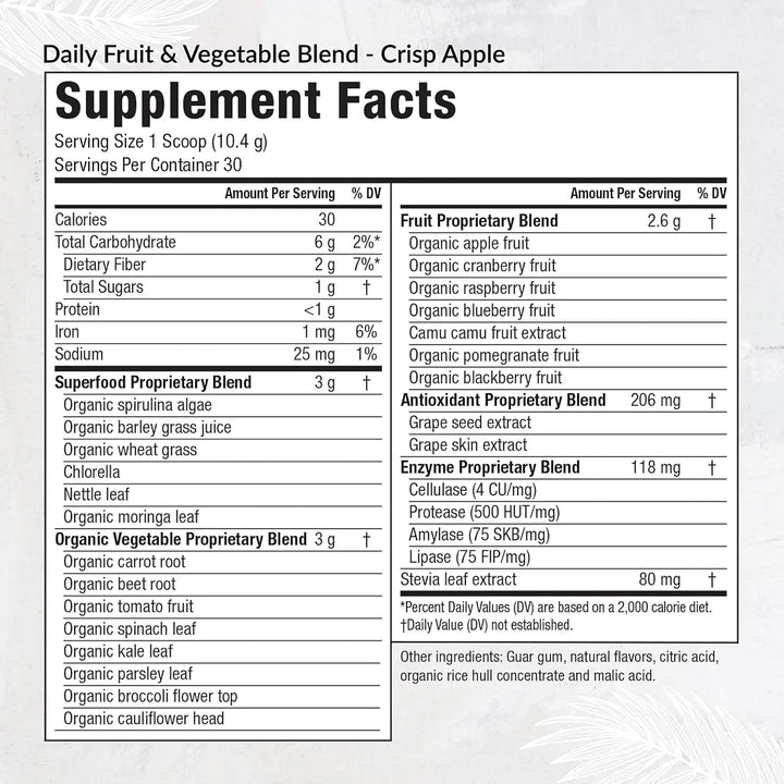 Mezcla Diaria Energética De Frutas Y Verduras Con Vitamina C - Imagen 2