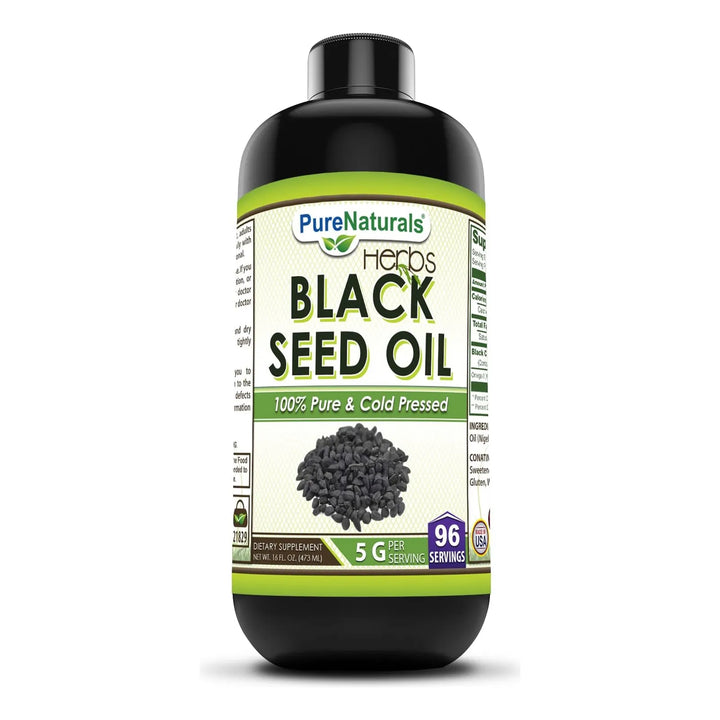 Aceite De Semilla Negra 473 Ml 0.5 G Por Porción 96 Porcione - Imagen 1