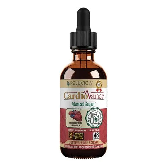 CardioVance Suplemento Líquido Para Apoyo Cardíaco Con Ingredientes Naturales