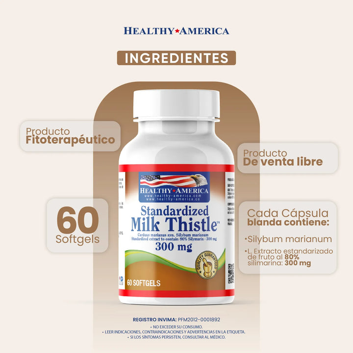 Cardo Mariano Milk Thistle 90s Sin Sabor - Imagen 4