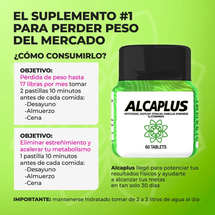 Alcaplus X5 - Baja De Peso Sin Sabor - Imagen 5