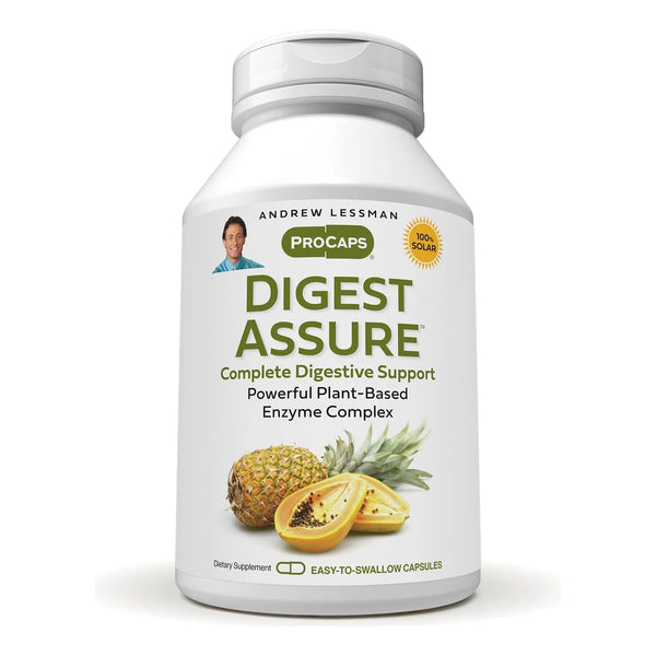 Cápsulas Digest Assure 180 Enzimas Naturales Salud Digestiva - Imagen 1