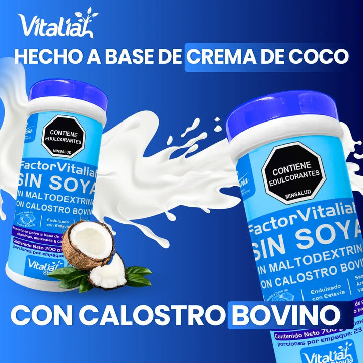 Batido Sistema Inmune Factor Transferencia Vitaliah 700g - Imagen 2