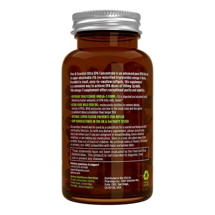 Aceite De Pescado Silvestre Concentrado Omega-3 500 Mg Trigl - Imagen 8