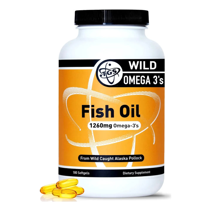 Aceite De Pescado Omega 3 Abadejo Alaska 1260 Mg Ácidos Gras - Imagen 1