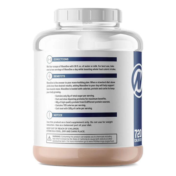 Proteína En Polvo Mass Gainer Para Aumentar Peso Sabor Choco - Imagen 2
