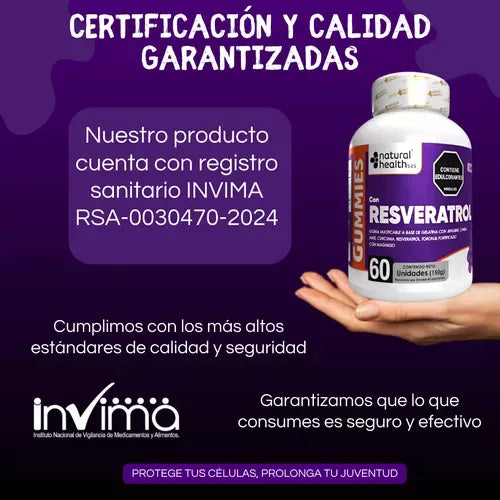 Gomas Resveratrol + Magnesio - Imagen 3