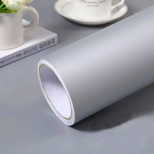 Papel Tapiz Autoadhesivo Gris Pelar Y Pegar Renueva Tus Muebles Facilmente