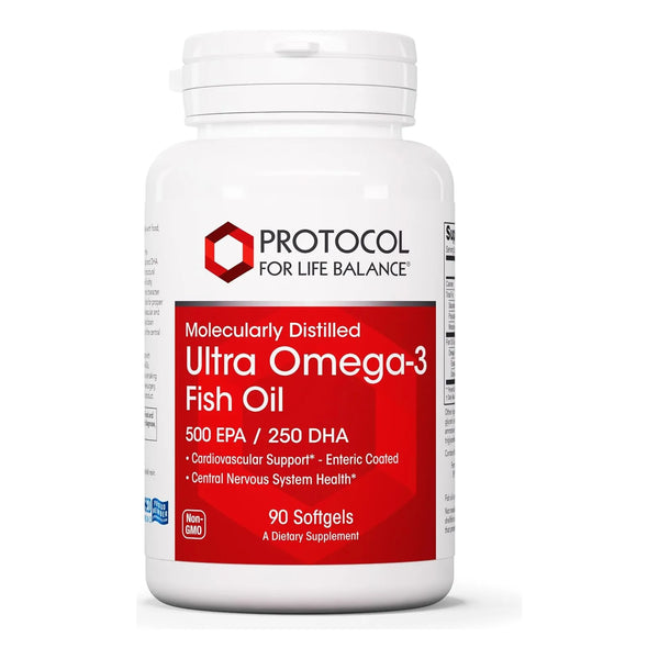 Aceite De Pescado Ultra Omega 3 500Mg Epa 250Mg Dha Protocol For Life Balance 90 Capsulas
