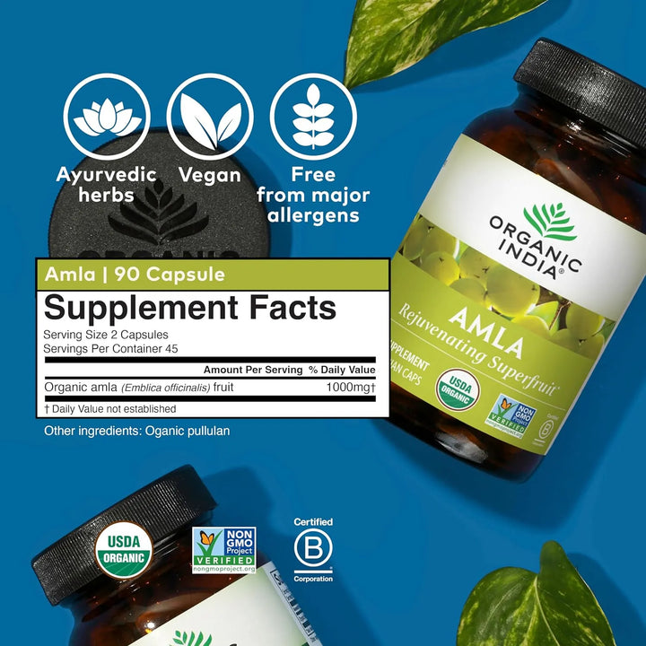 Cápsulas Orgánicas De Amalaki Apoyo Inmunológico Y Antioxida - Imagen 5
