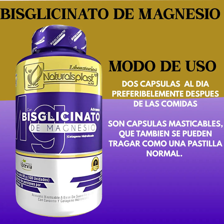 Bisglicinato De Magnesio Por 100 Capsulas Invima - Imagen 3