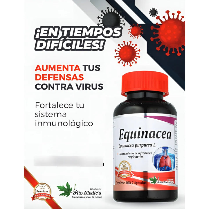 Echinacea Capsulas X100 Sin Sabor - Imagen 3