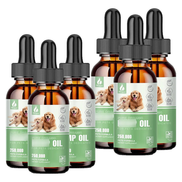 Aceite De Cáñamo Orgánico Para Mascotas Gotas Ayuda Dormir Ansiedad Y Dolor Articulaciones