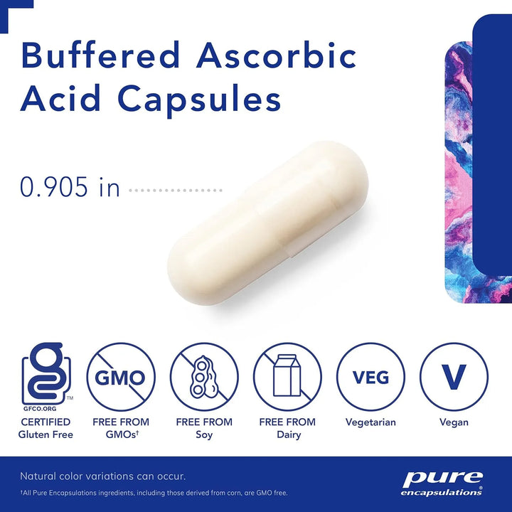 Cápsulas De Ácido Ascórbico Tamponado 250 Unidades Vitamina - Imagen 3