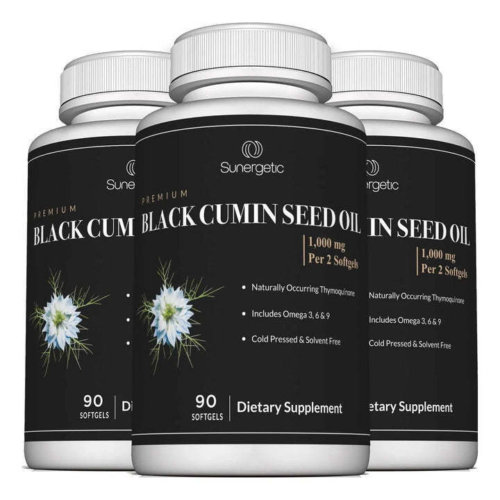 Cápsulas De Aceite De Semilla De Comino Negro 1000 Mg Porció - Imagen 8