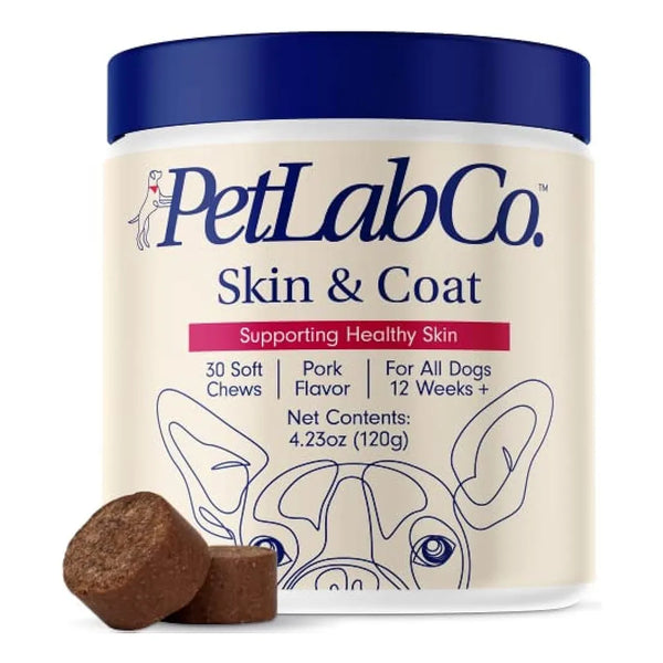 Petlab Co Skin Coat Chew Masticable Para Piel Y Pelaje Canino Saludable