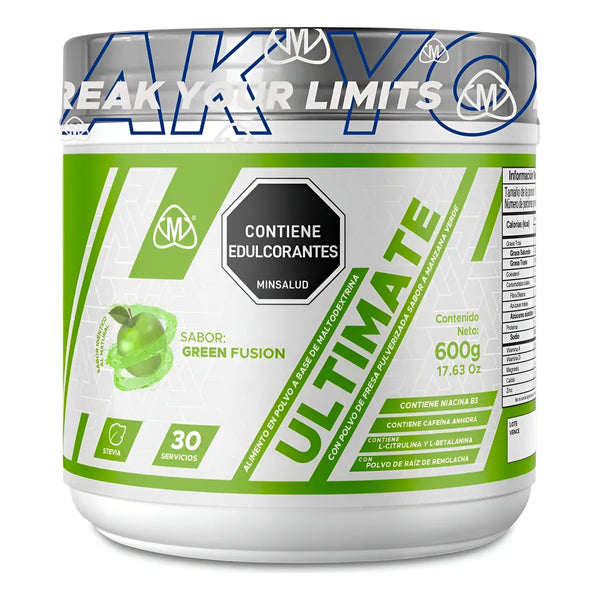 Ultimate Pre-entreno 600g Green Fusion - Imagen 1