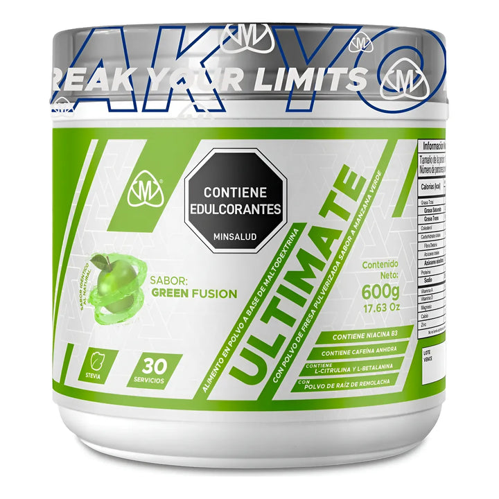 Ultimate Pre-entreno 600g Green Fusion - Imagen 1