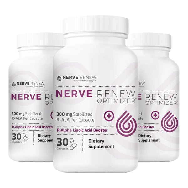 Cápsulas Nerve Renew Optimizer 90 Unidades 300 Mg Ácido R-Alfa Lipoico