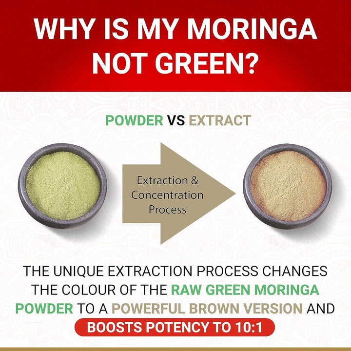 Cápsulas Orgánicas De Moringa Oleifera Con Hojas Naturales C - Imagen 5