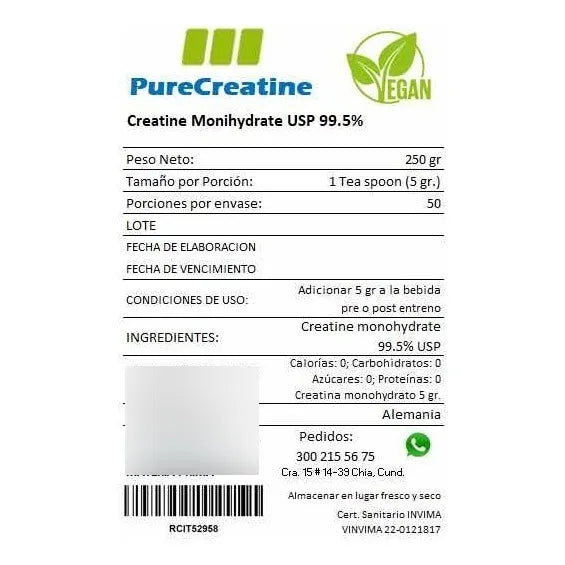 Promo Pack Whey + Creatina Sin Sabor - Imagen 2