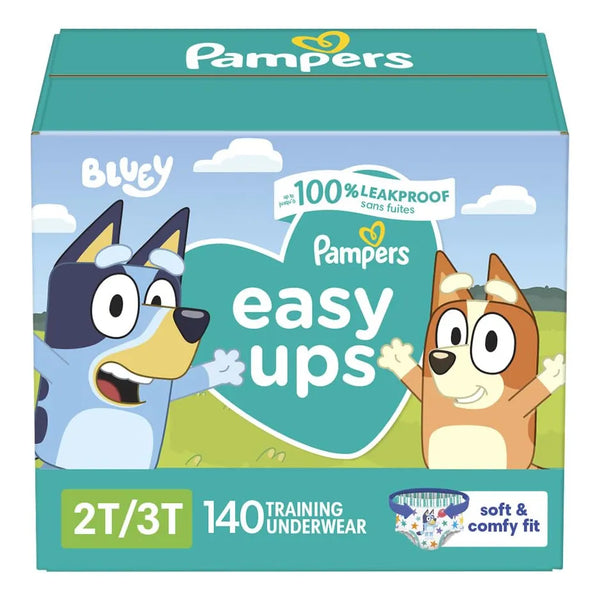 Ropa Interior Entrenamiento Niños Pampers Easy Ups 2T 3T 140 Piezas