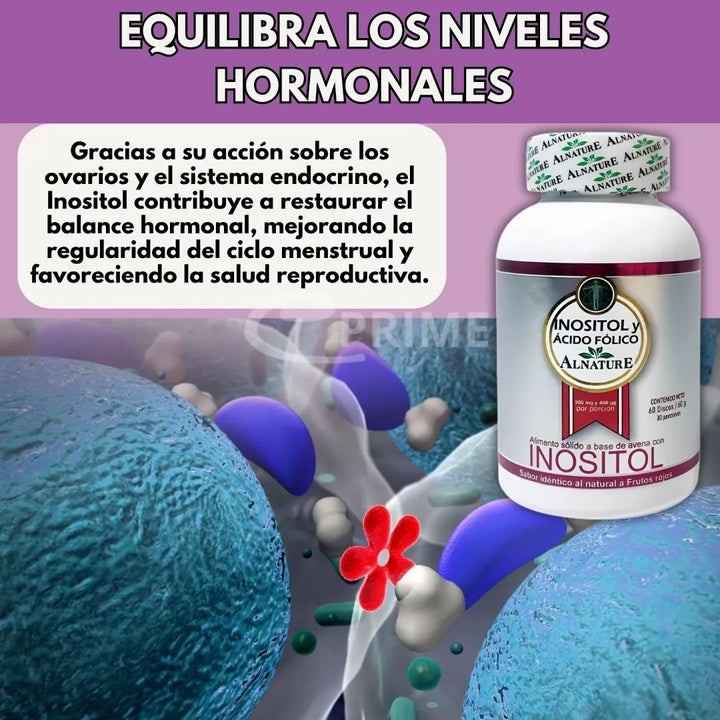 Mio Inositol Myo Acido Folico Natural - Imagen 4