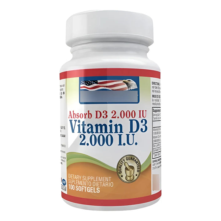 Vitamina D3 2000 Iu 100 Softgels Ni - Imagen 1