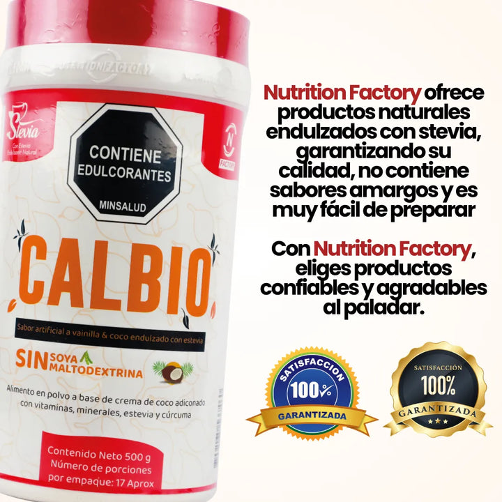 Batido En Polvo Cal-bio Nutrition Factory - Imagen 8