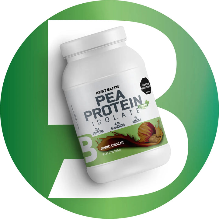 Proteina Vegana Pea Protein Isolate De Best Elite 2 Lb 2 Libras 2lb Arveja Vegan Protein Sin Gluten - Imagen 3