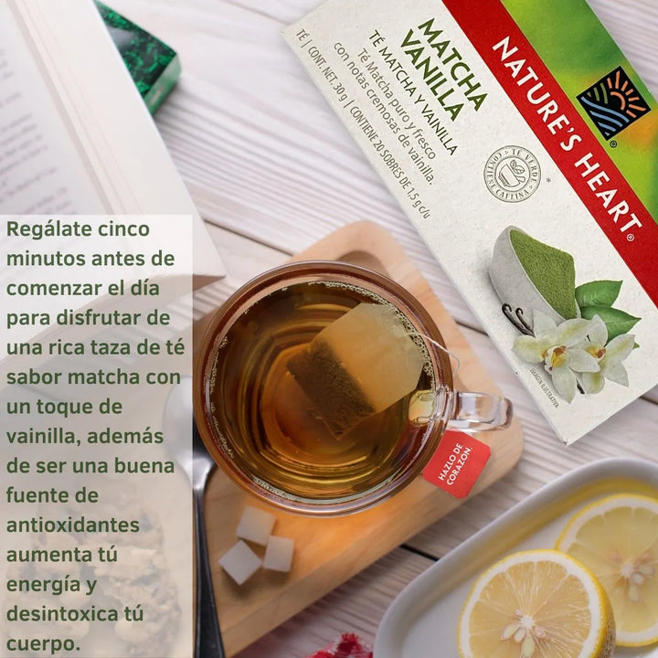 Te Matcha Vainilla 20 Sobres - Imagen 5