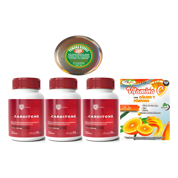 3 Carditone Original + Regalo  Manzana Original - Imagen 1