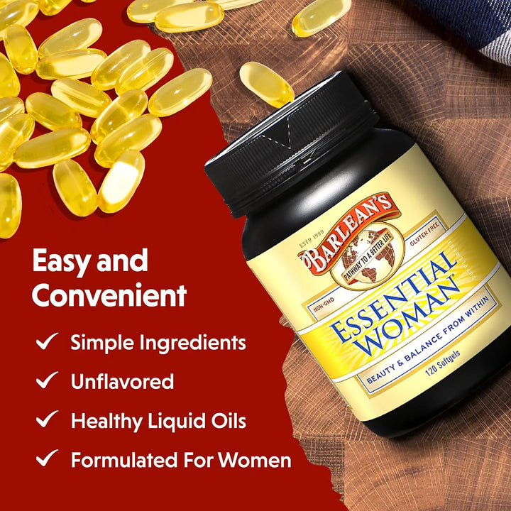 Cápsulas Equilibrio Hormonal Mujer Linaza Aceite Onagra Isof - Imagen 4