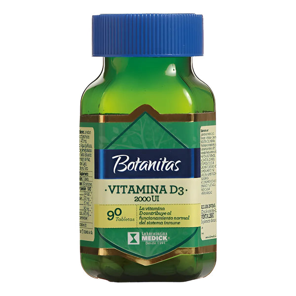 Vitamina D3 2000 Ui X90tabletas Frutos Rojos - Imagen 1