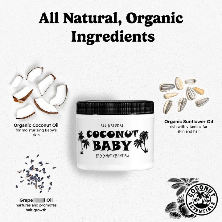 Aceite De Coco Orgánico Para Bebé Cuidado Capilar Y Cutáneo - Imagen 3