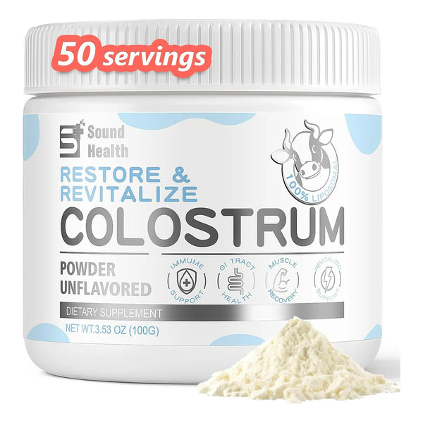 Calostro Bovino Orgánico En Polvo Refuerzo Inmunológico Y Salud Intestinal