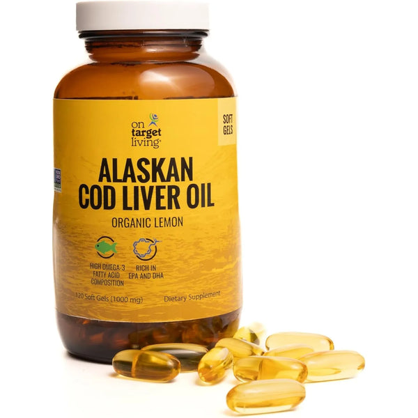 Aceite De Hígado De Bacalao De Alaska 120 Cápsulas Omega 3 D - Imagen 1