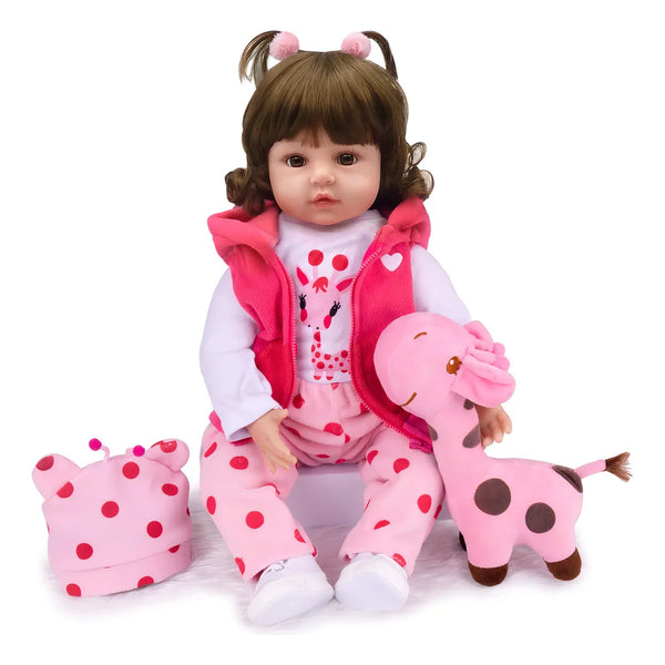 Muñeca Reborn Bebé Realista Charex Niña Vinilo Silicona Detallada