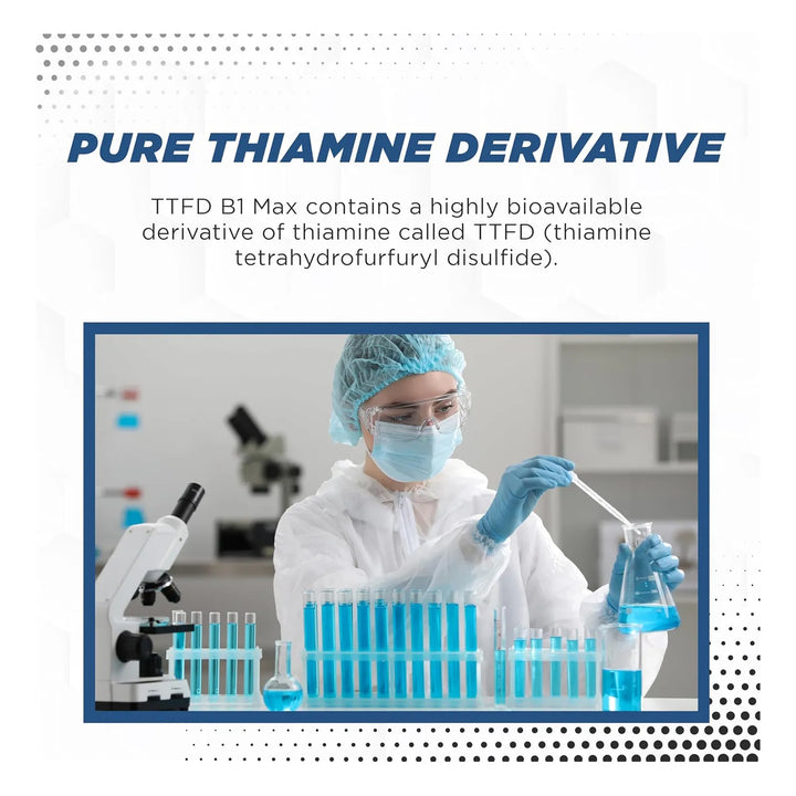 Tiamina Max 100 Mg Disulfuro De Tiamina Tetrahidrofurfurilo - Imagen 6