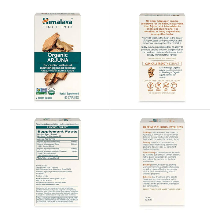 Arjuna Orgánico 700 Mg Presión Arterial Bienestar Cardiovasc - Imagen 7
