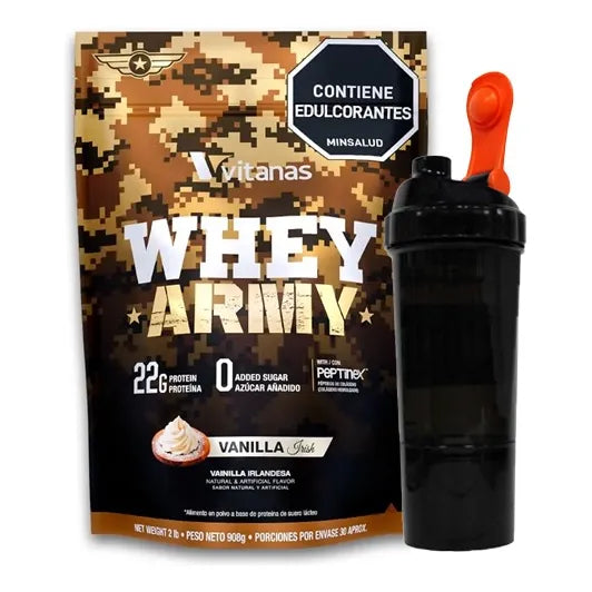 Whey Army 2lb Vitanas Proteina - Imagen 1