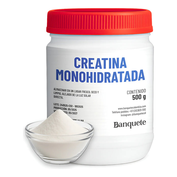 Creatina Monohidratada X 500g En Polvo 100% - Imagen 1